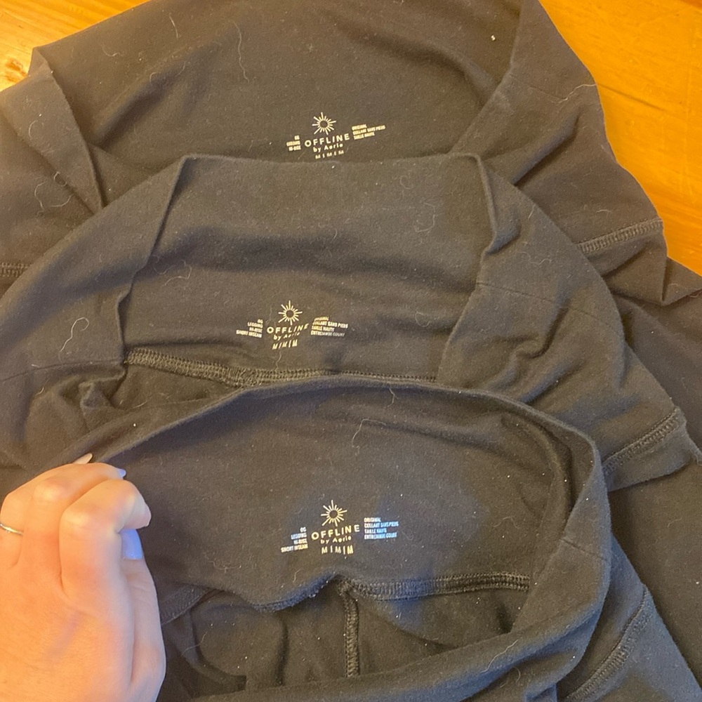 3 pair Offline by Aroe leggings
